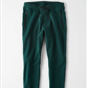 American eagle dark green joggers